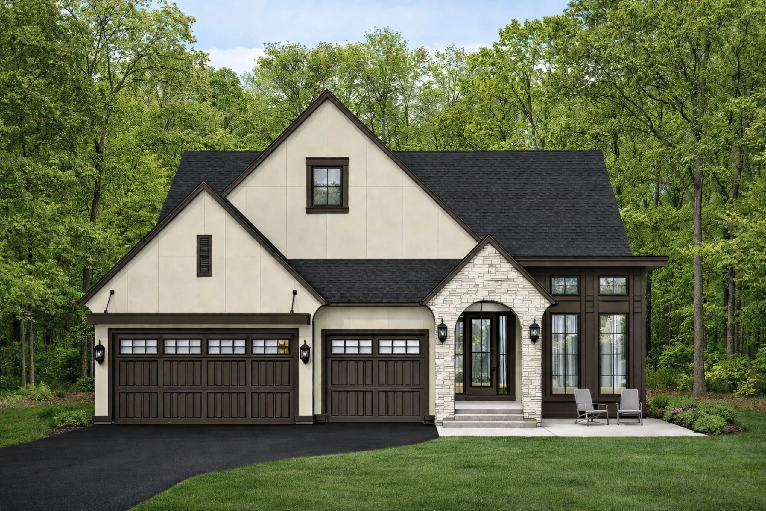 Home rendering of the Bristol model at Watersedge in Cottage Grove Minnesota